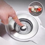 Upgraded 3-in-1 Kitchen Sink Drain Strainer