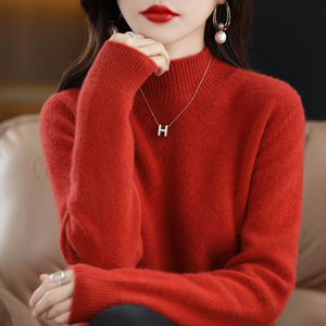 Women High Neck Sweater