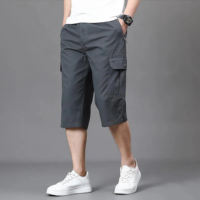 Multi-Pocket Cargo Shorts