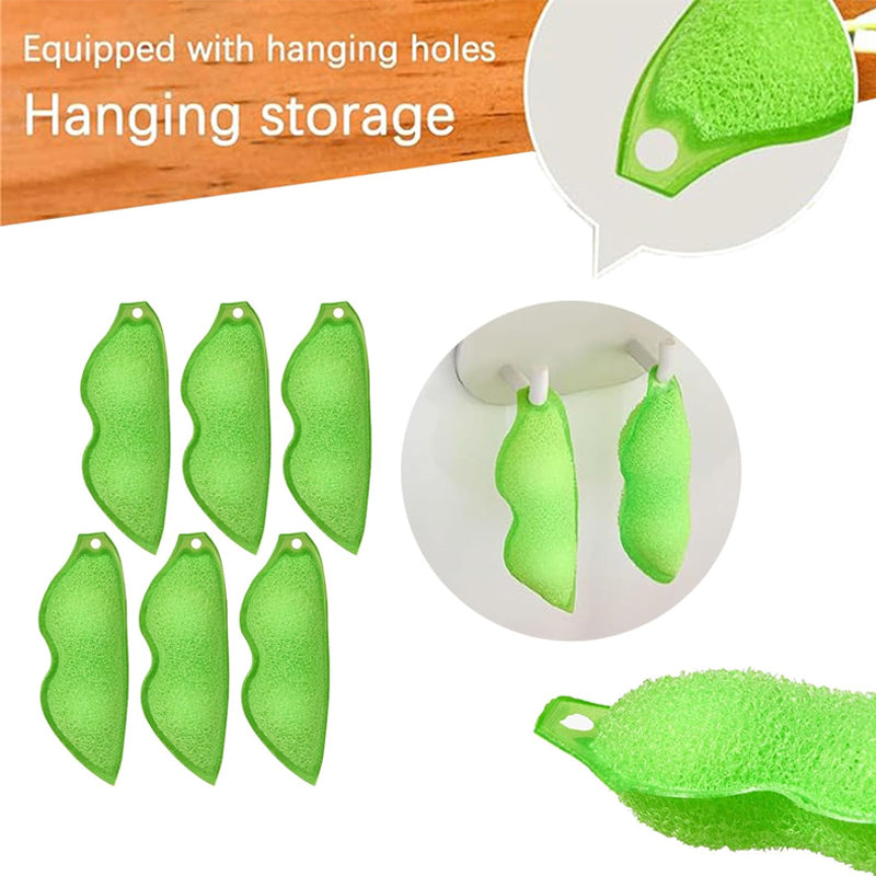 Beans Shaped Bottle Cleaning Sponge