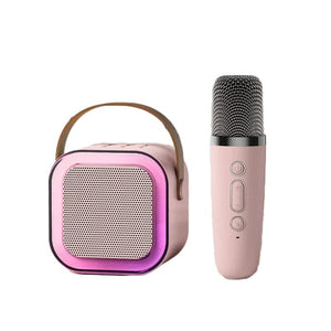 Mini Karaoke Machine with Wireless Microphones