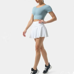 2 in 1 Flowy Cheeky Short Skirts