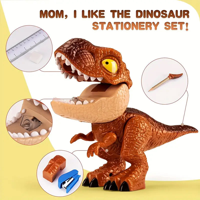 5-in-1 Dinosaur Stationery Set