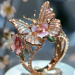 Butterfly Flower Ring