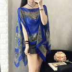 Versatile Sun Protection Chiffon Shawl