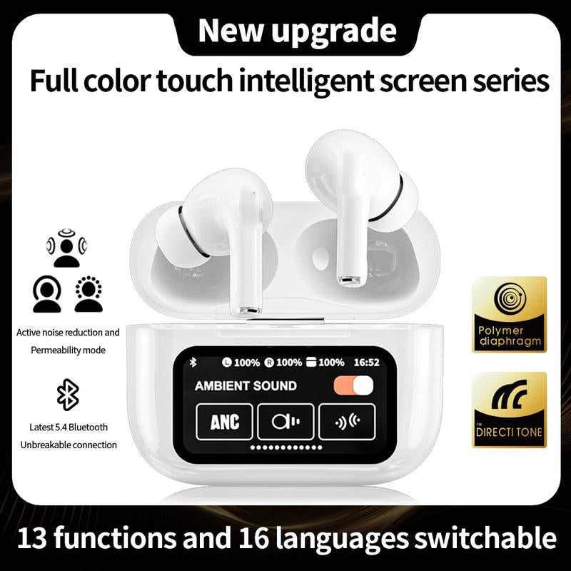 【Compatible with IOS】Noise Cancelling Bluetooth Earbuds