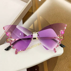 DIAMOND BUTTERFLY SUNGLASSES