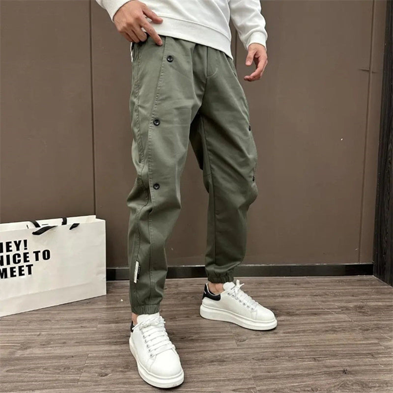 Men's Casual Button Pants