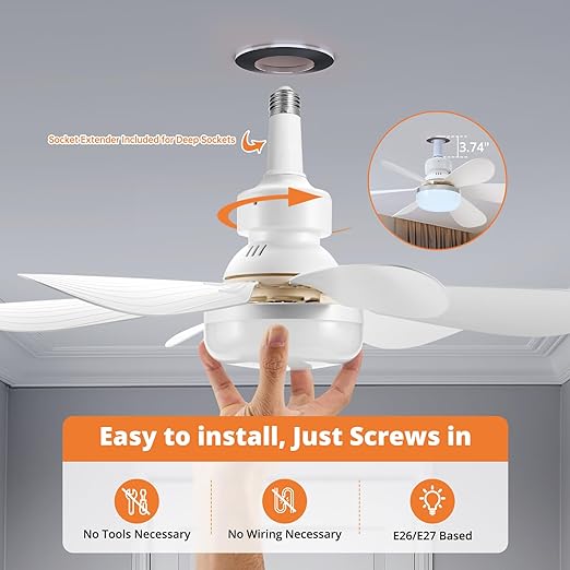 New Ceiling Fan with LED Light