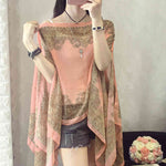 Versatile Sun Protection Chiffon Shawl