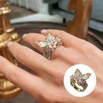 Butterfly Flower Ring