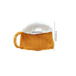 Funny 3D Beer Mug Knitted Glove Gift