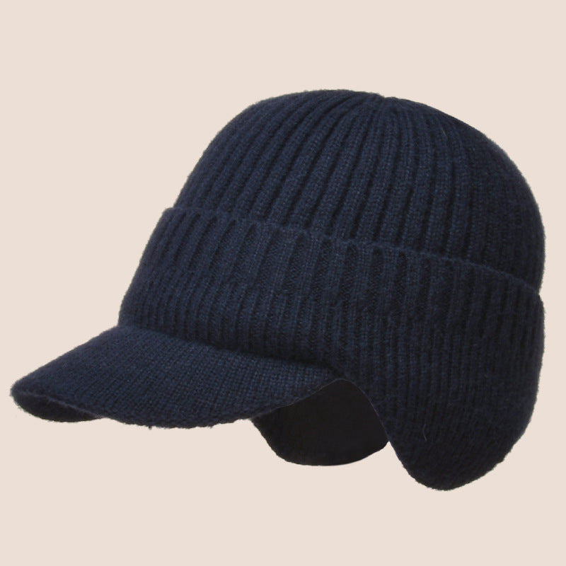 Outdoor Riding Elastic Warm Ear Protection Knitted Hat