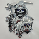 Grim Reaper 3D Peel and Stick Car Decal Emblem