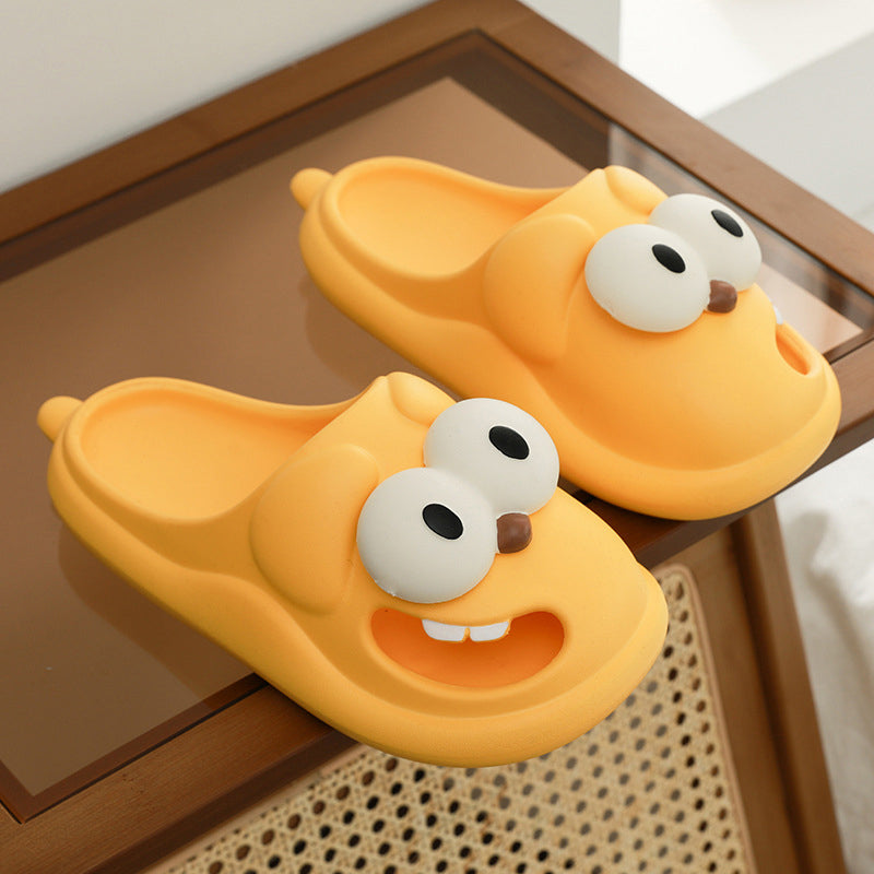 Women's Cartoon Dog Slippers