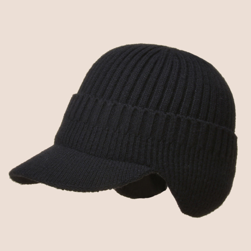 Outdoor Riding Elastic Warm Ear Protection Knitted Hat