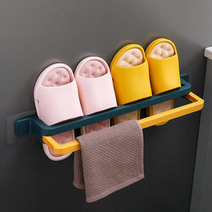 Hole Free Wall Mounted Shoe Rack