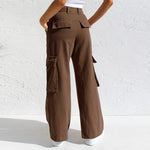 Adjustable Straight Fit Cargo Pants