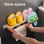 Hole Free Wall Mounted Shoe Rack