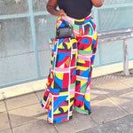 Casual Street Mid Waist Full Length Wide Leg Pants