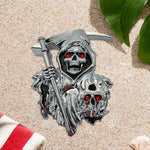 Grim Reaper 3D Peel and Stick Car Decal Emblem