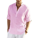 Men's Cotton Linen Hippie Casual T-Shirt