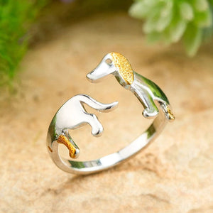 Pure Unconditional Love Sausage Dog Ring