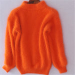 Loose Solid Color Knit Sweater