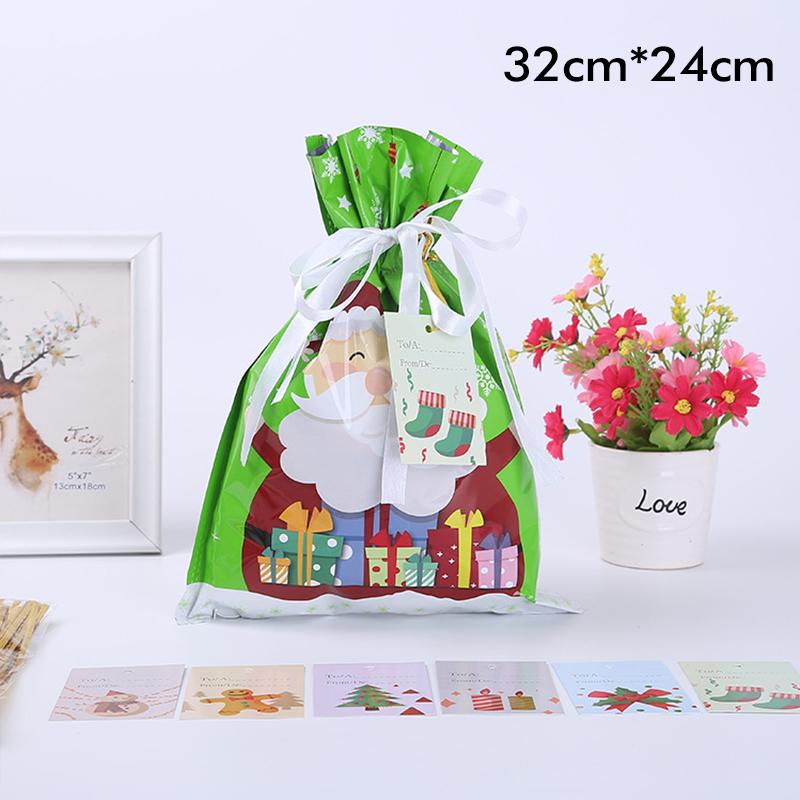 Drawstring Christmas Gift Bags