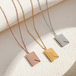 Mother's Day Gift-Custom Love Letter Envelope Necklace