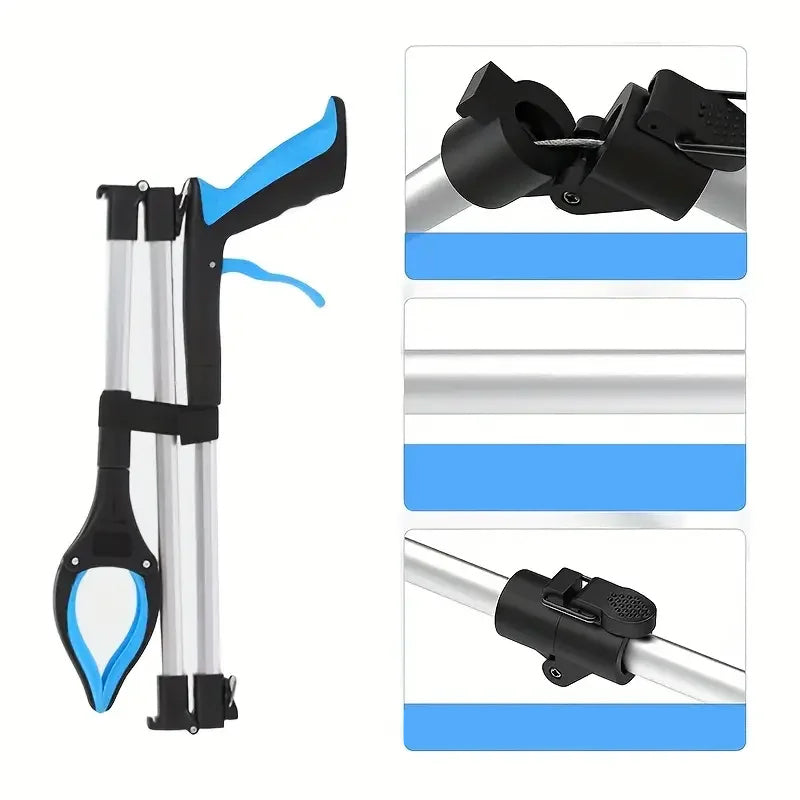 Foldable Grabber With 360° Swivel Clip