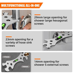 Multifunctional Wrench with Level