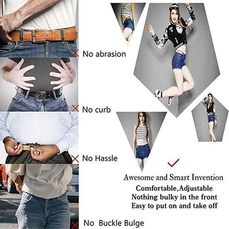 Buckle-free Invisible Elastic Waist Belts