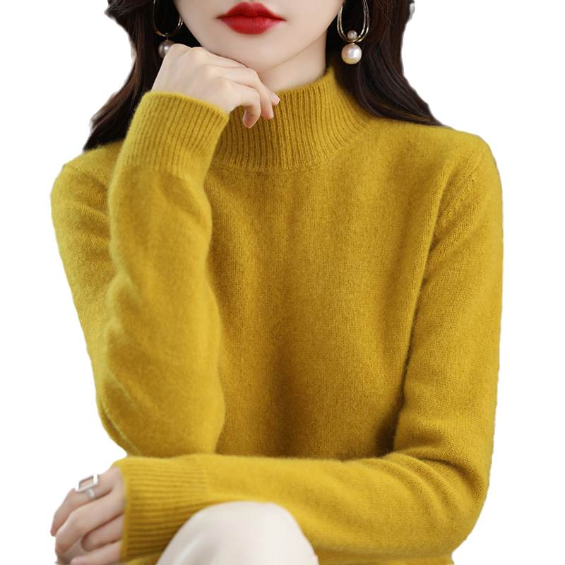 Women High Neck Sweater