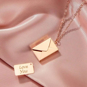 Mother's Day Gift-Custom Love Letter Envelope Necklace