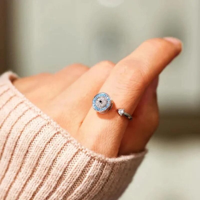 To My Daughter - Evil Eye Fidget Ring