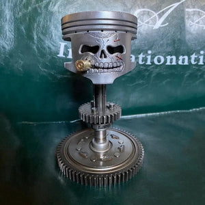 Pre-Sale>>Piston Skull Face Sculpture