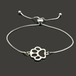 Dog Paw Adjustable Bracelet