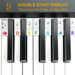 Removable Piano Keyboard Note Labels