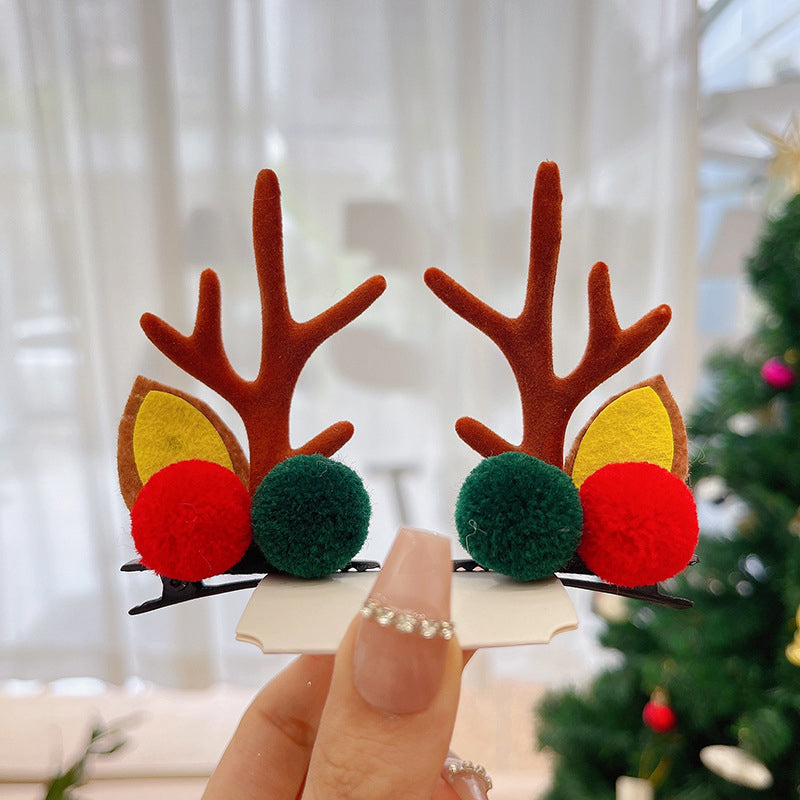 Reindeer Antlers Xmas Hair Clip