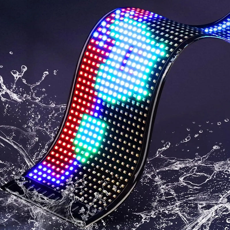 Ultra-Thin Flexible Bluetooth LED Screen