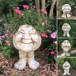 Mugglys Face Statue Planter