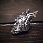 Viking God Guardian Ride Bell Keychain