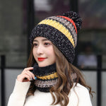 Winter Cute Hat Scarf Set