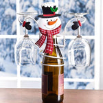 Holiday Wine Bottle & Glass Holders