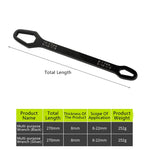 Double-headed multi-function wrench