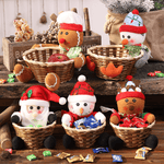 Christmas Candy Woven Basket