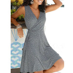 Print Sleeveless A-line Vacation Dresses