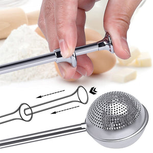 Stainless Steel Sieve Powder Ball Telescopic Tool