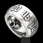 Till Death Do Us Part Skull Ring